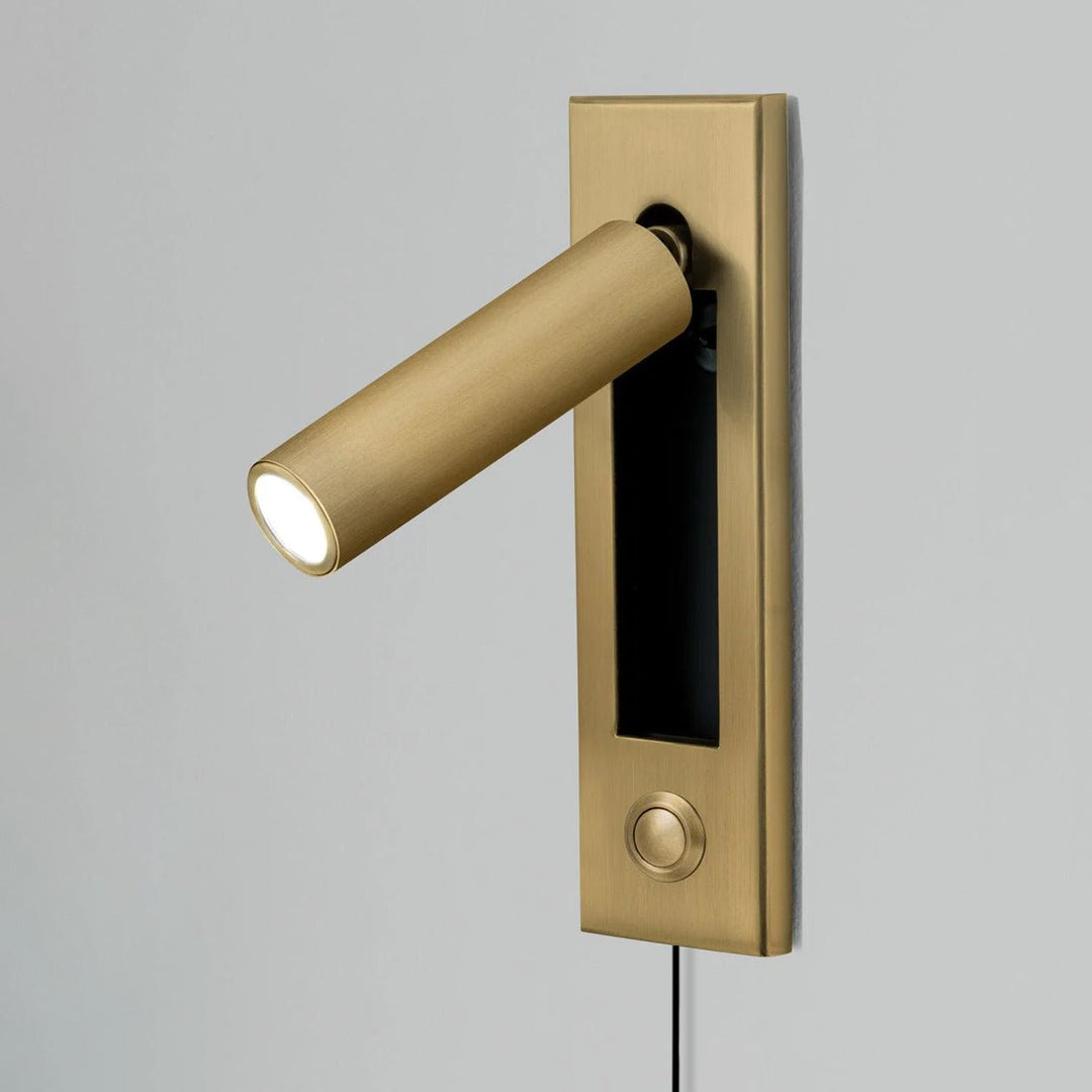 Inbyggd Sängsida Plug-in Vägglampa