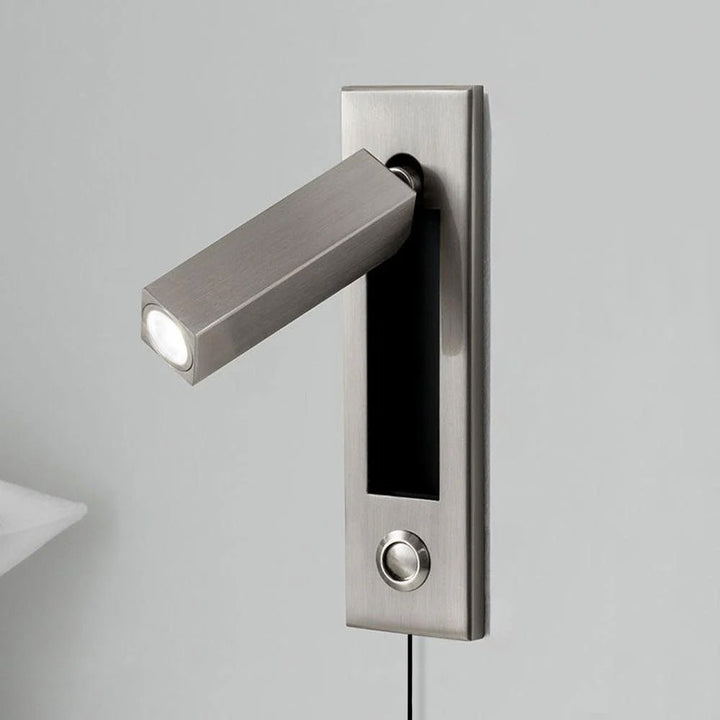 Inbyggd Sängsida Plug-in Vägglampa