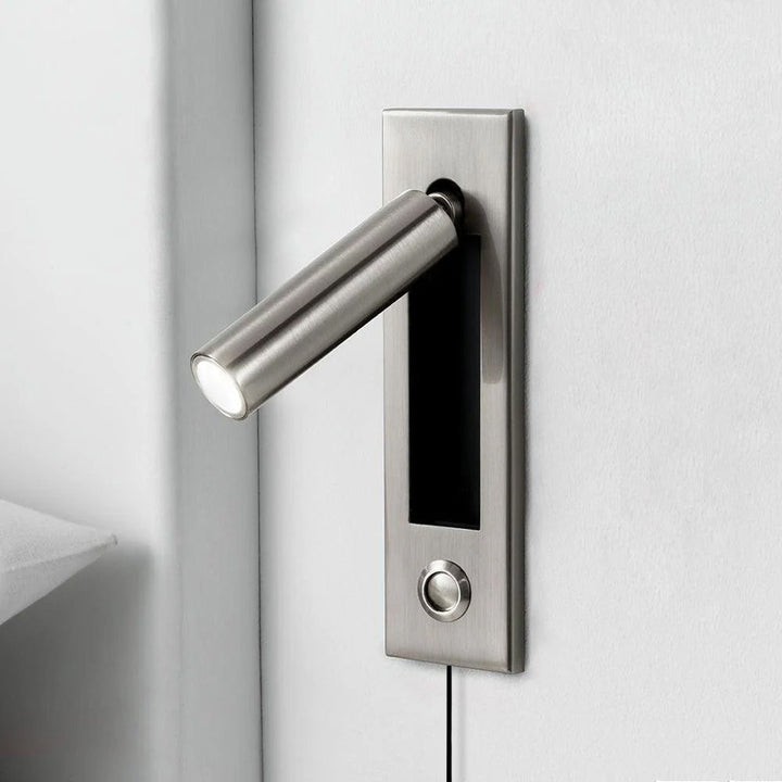 Inbyggd Sängsida Plug-in Vägglampa