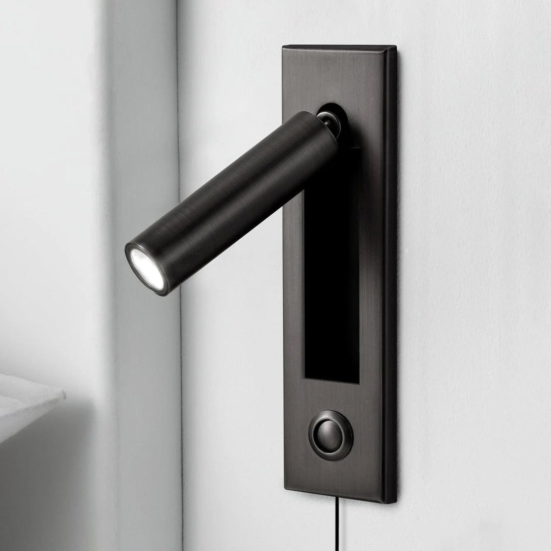 Inbyggd Sängsida Plug-in Vägglampa