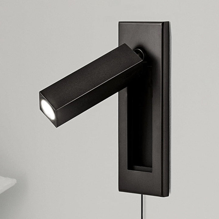Inbyggd Sängsida Plug-in Vägglampa