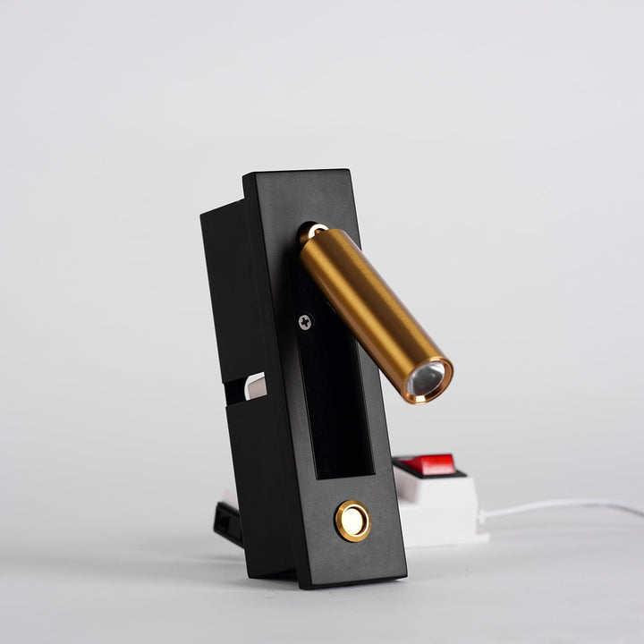Inbyggd Sängsida Plug-in Vägglampa