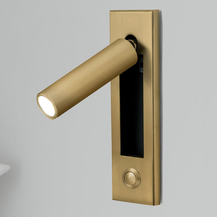 Inbyggd Sängsida Plug-in Vägglampa