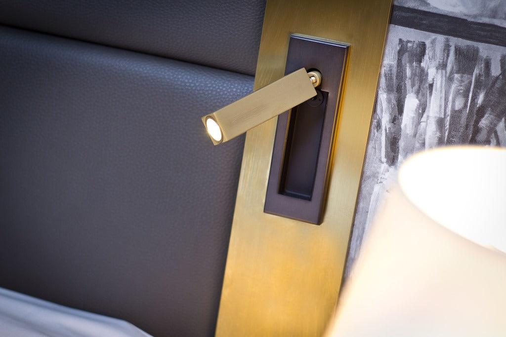 Inbyggd Sängsida Plug-in Vägglampa