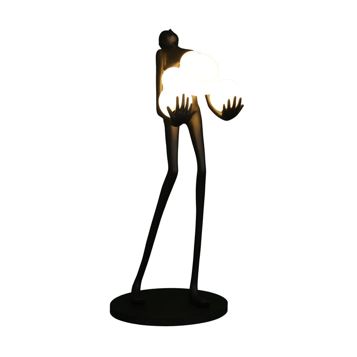 Omfamna Skulptur Golvlampa