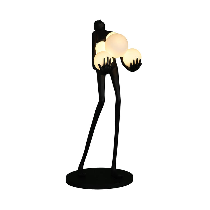 Omfamna Skulptur Golvlampa