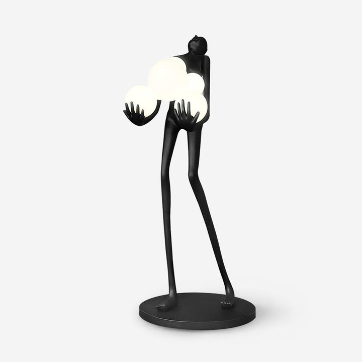 Omfamna Skulptur Golvlampa