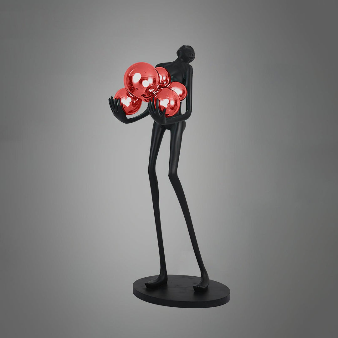 Omfamna Skulptur Golvlampa