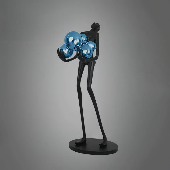 Omfamna Skulptur Golvlampa