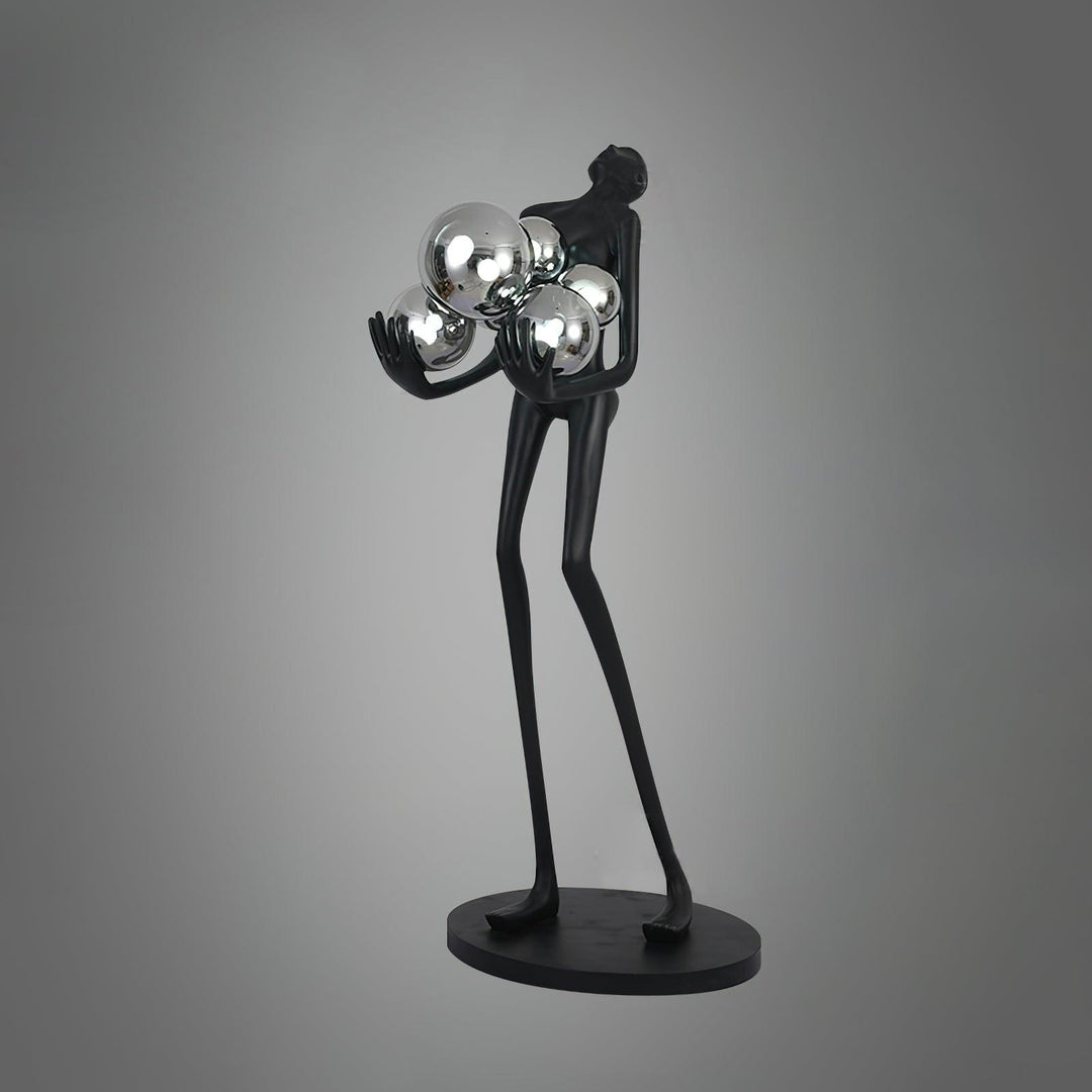 Omfamna Skulptur Golvlampa