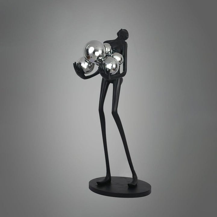 Omfamna Skulptur Golvlampa