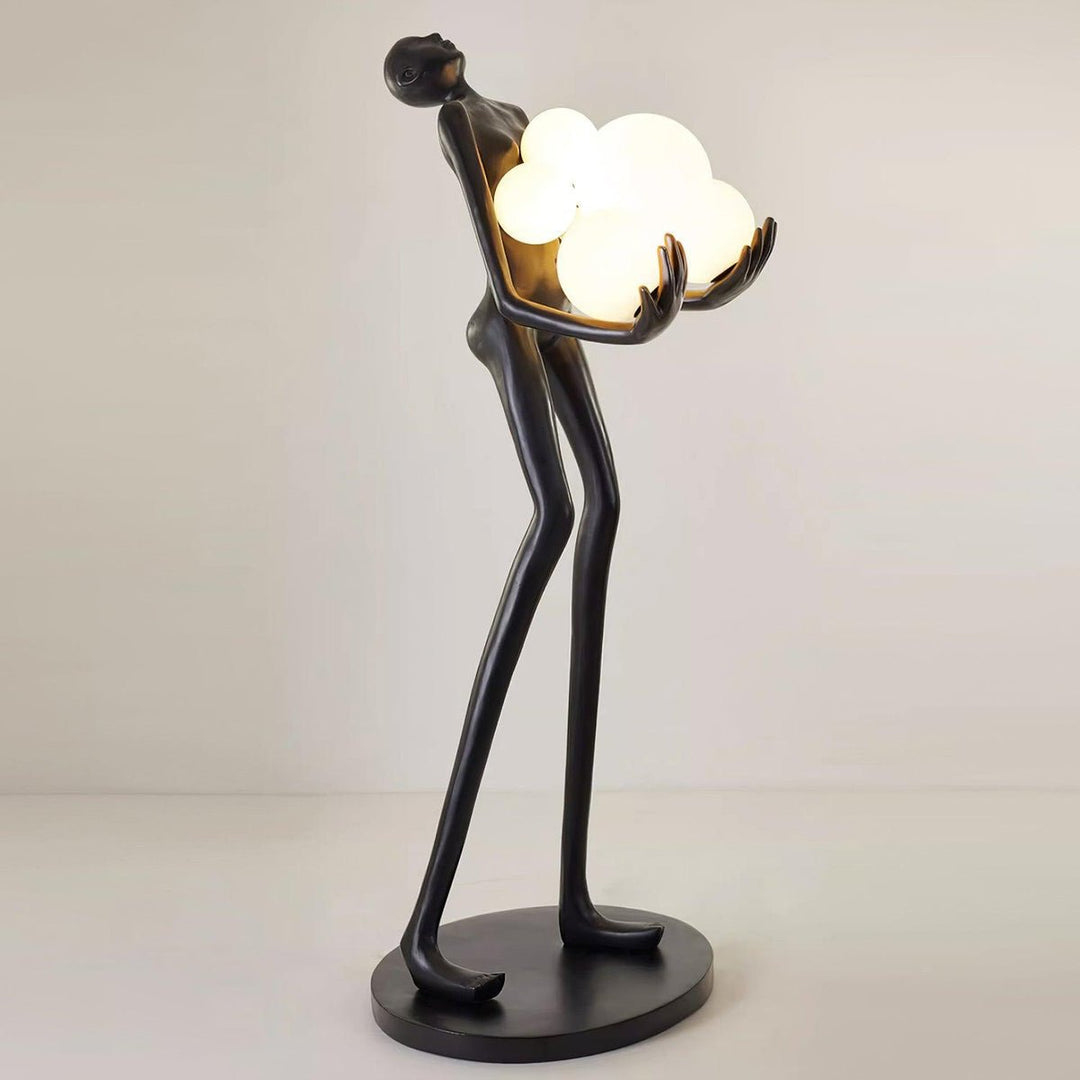 Omfamna Skulptur Golvlampa