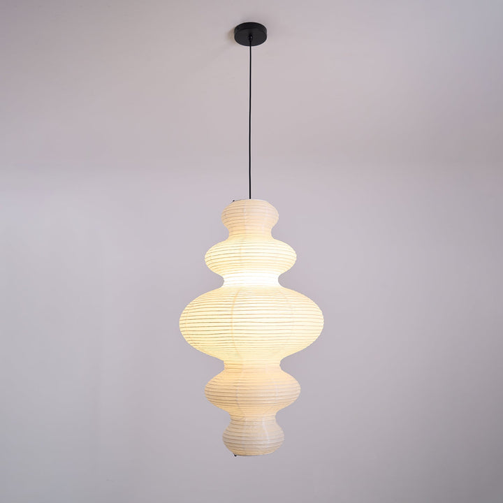 Kozo Papper Metall Pendellampa