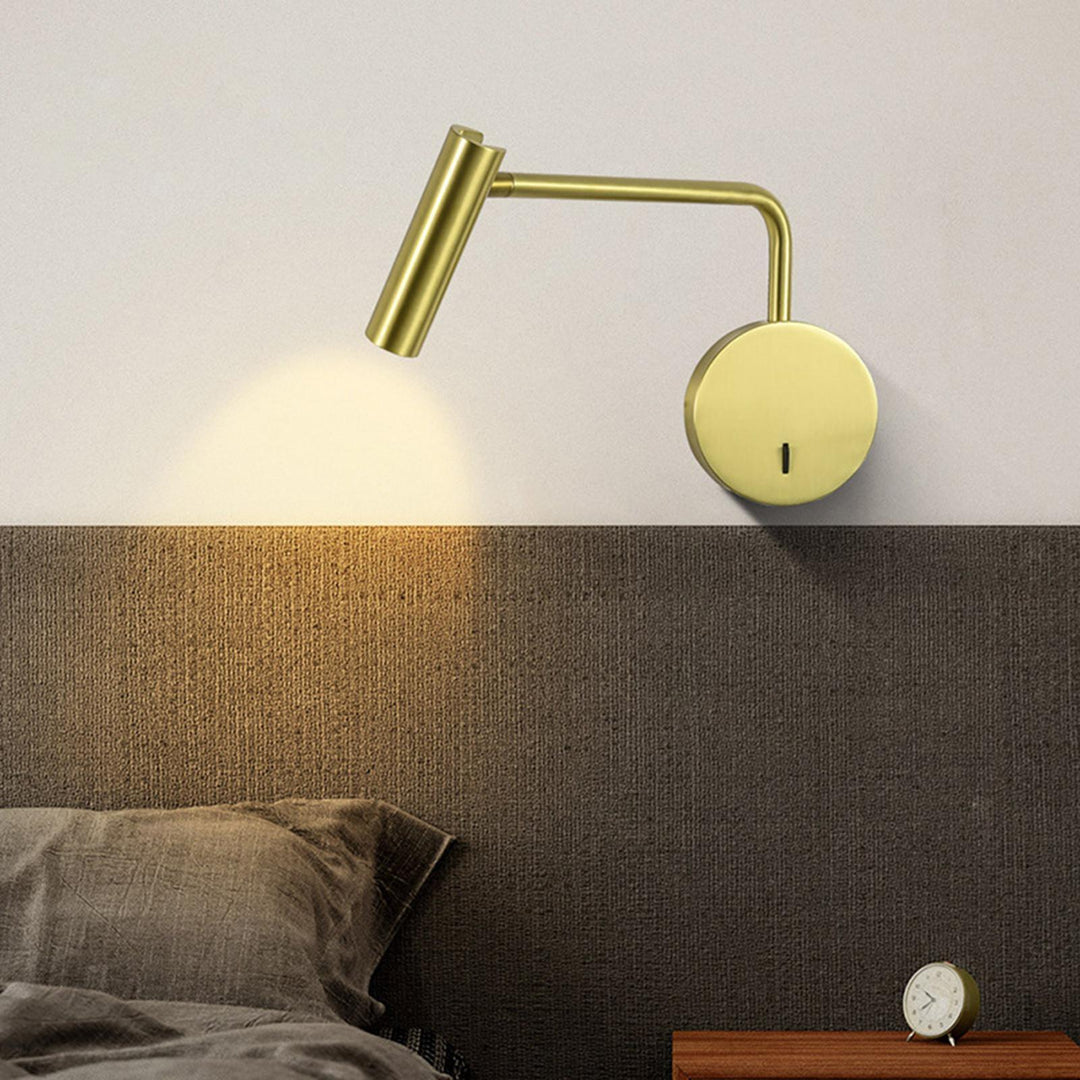 Minimalistisk Disc LED Vägglampa