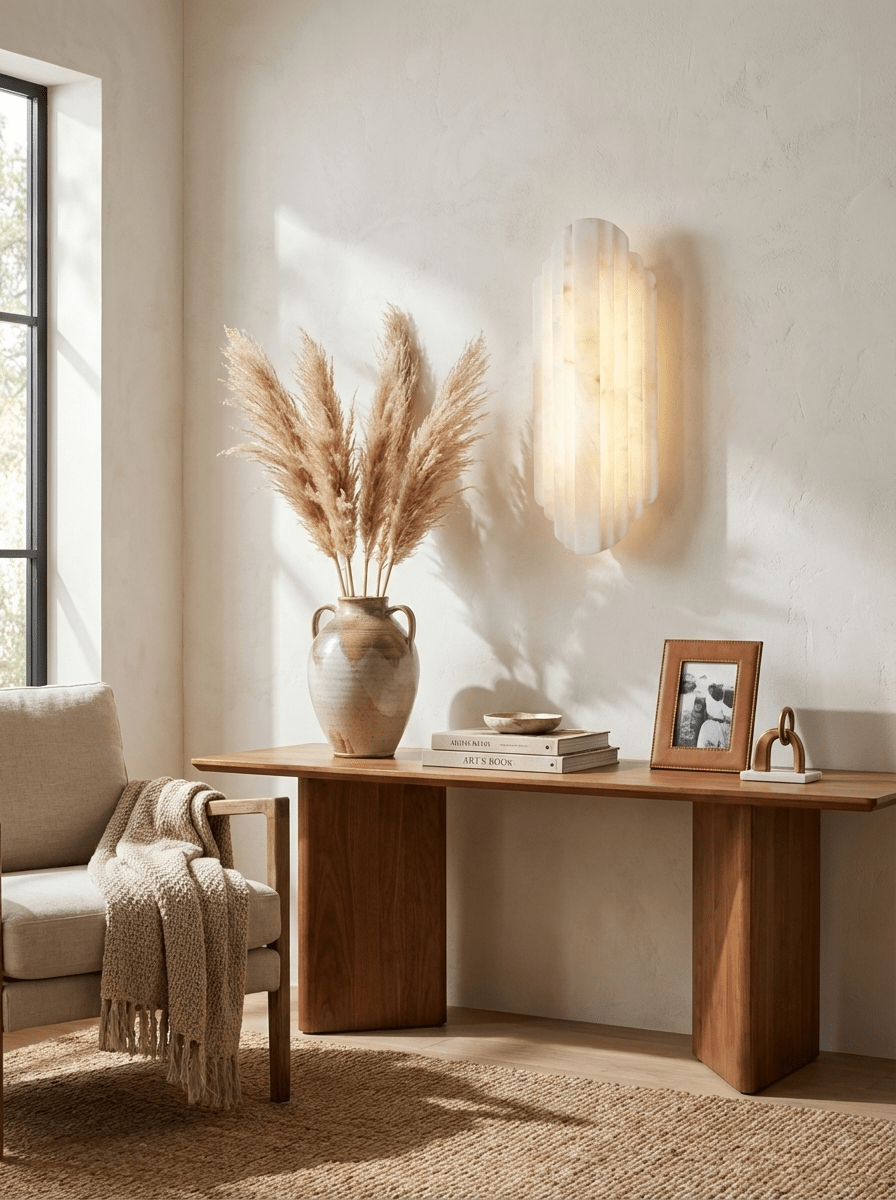 Estelle Alabaster Vägglampa