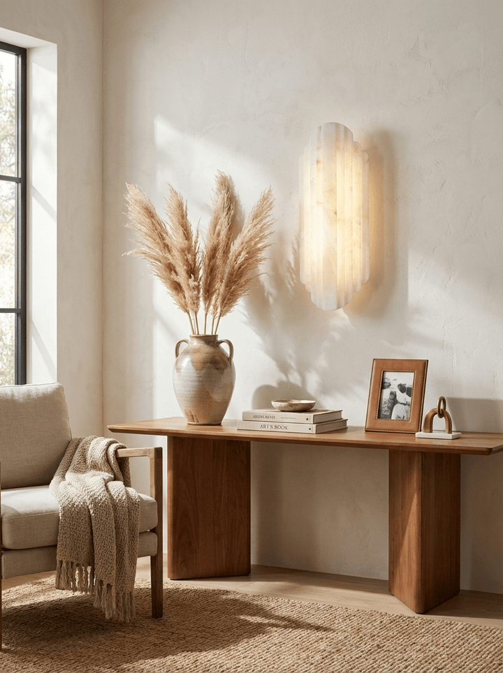 Estelle Alabaster Vägglampa