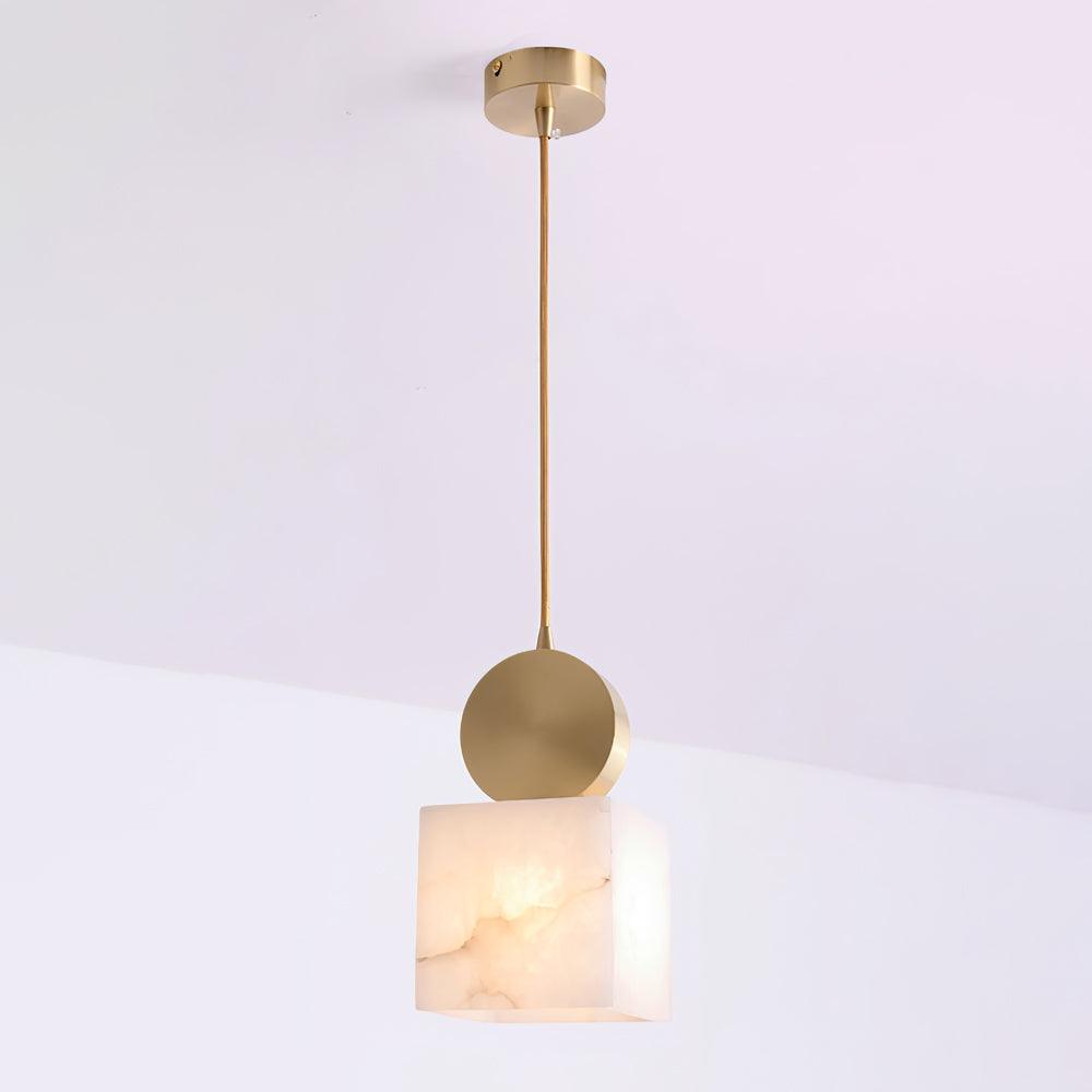 Etruskisk Alabaster Pendellampa