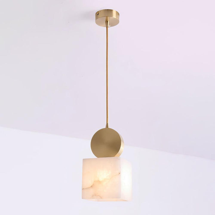 Etruskisk Alabaster Pendellampa
