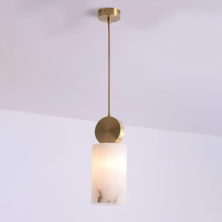 Etruskisk Alabaster Pendellampa