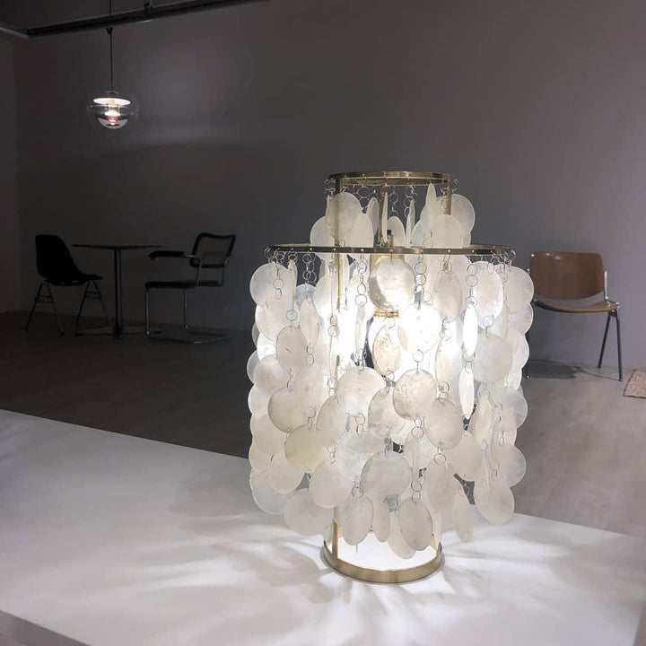 Rund Snäckbordslampa