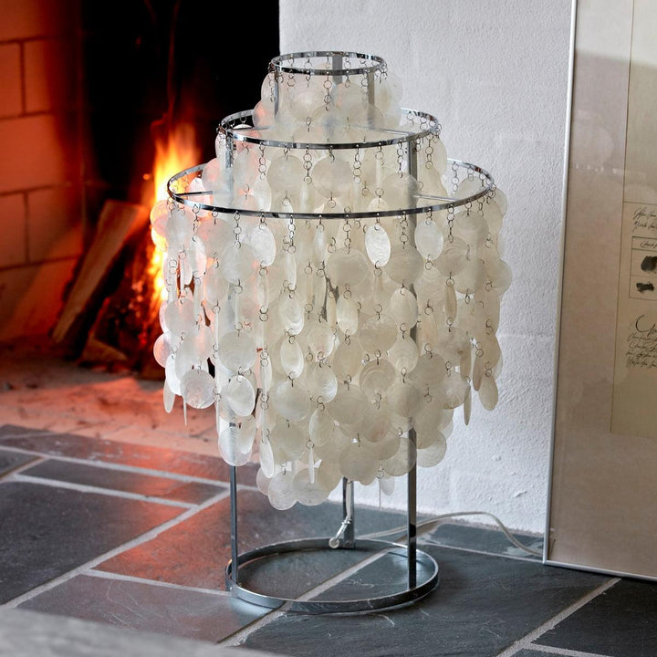 Rund Snäckbordslampa