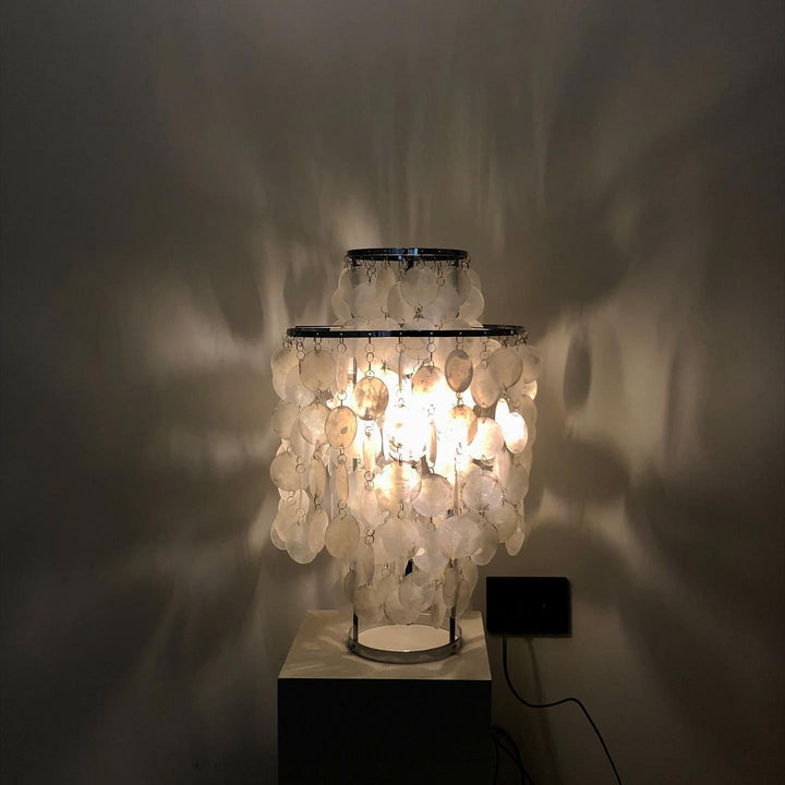 Rund Snäckbordslampa