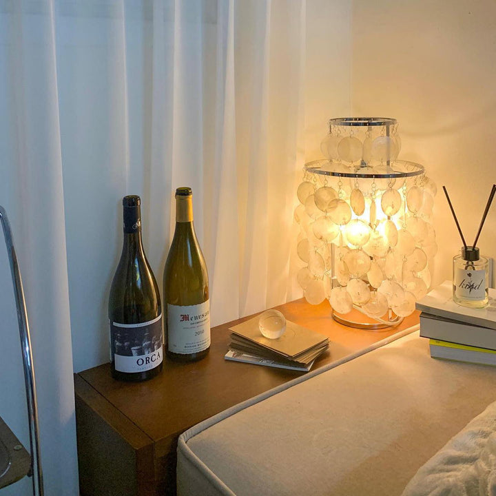 Rund Snäckbordslampa