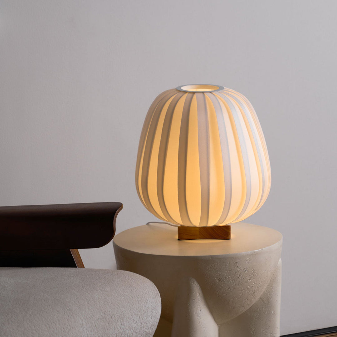 Tyg Minimalistisk Bordslampa