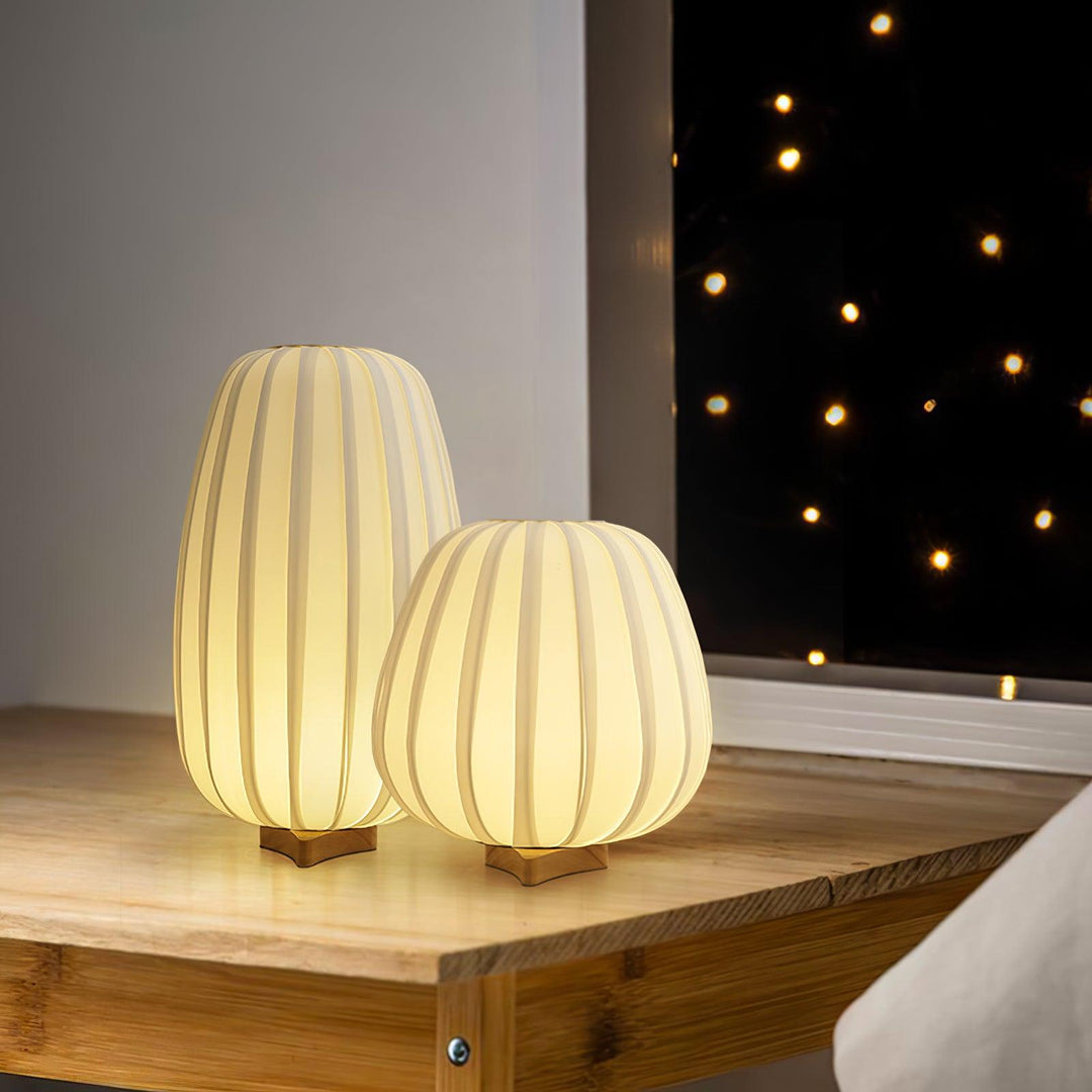 Tyg Minimalistisk Bordslampa