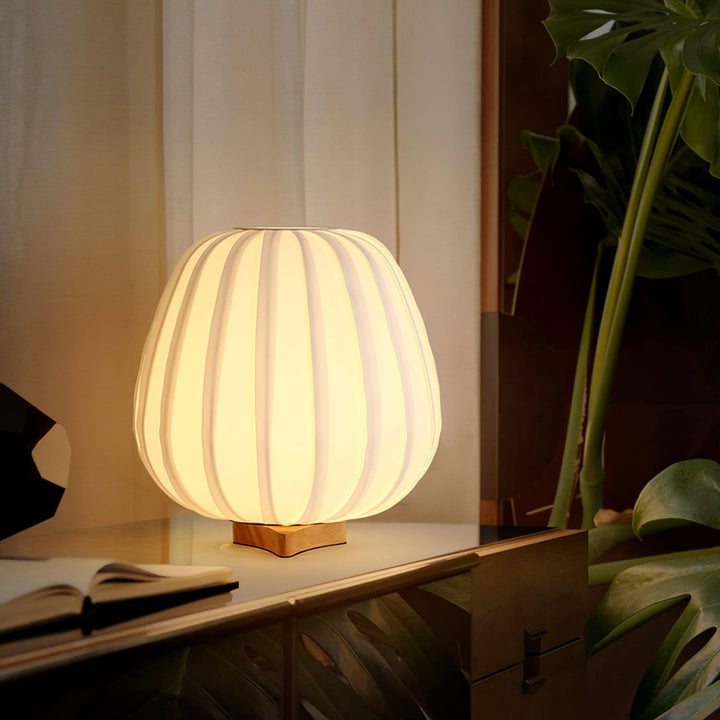 Tyg Minimalistisk Bordslampa