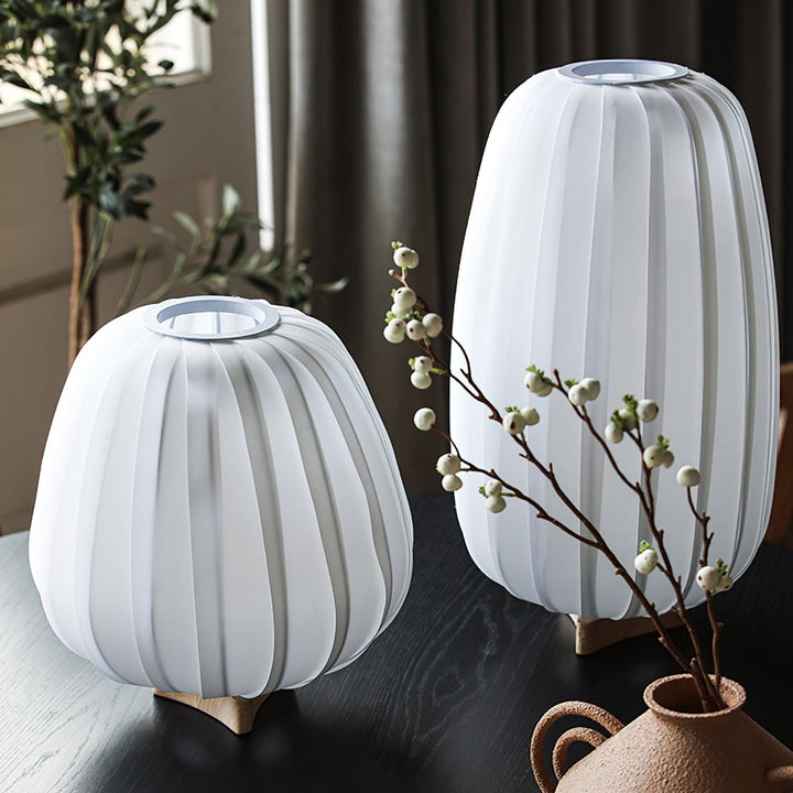 Tyg Minimalistisk Bordslampa