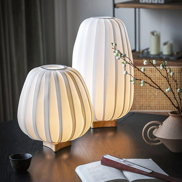 Tyg Minimalistisk Bordslampa
