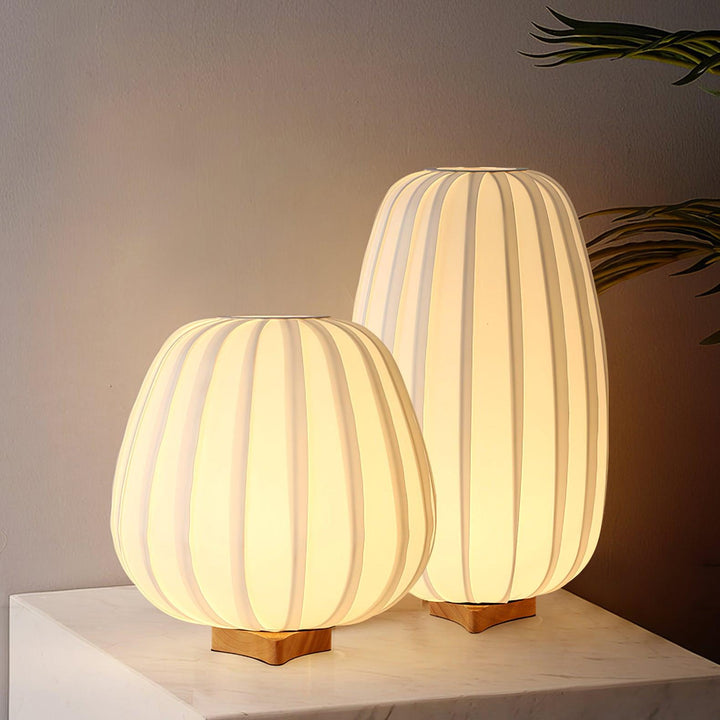 Tyg Minimalistisk Bordslampa