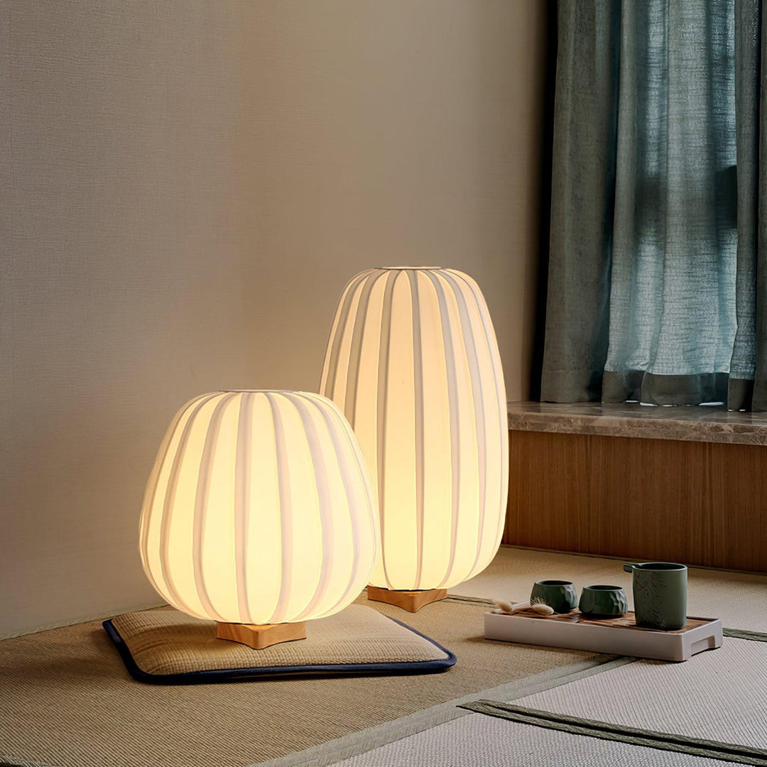 Tyg Minimalistisk Bordslampa