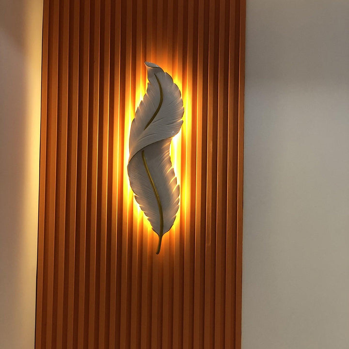 Fjäder Vägglampa