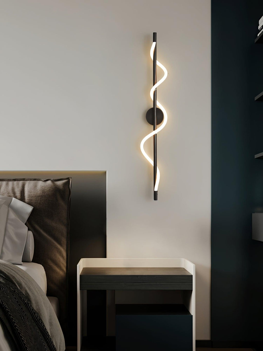 Flexibel Linjär Kurva Vägglampa