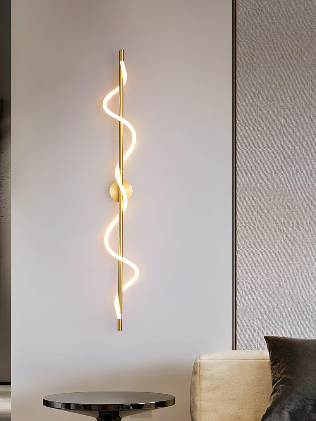 Flexibel Linjär Kurva Vägglampa