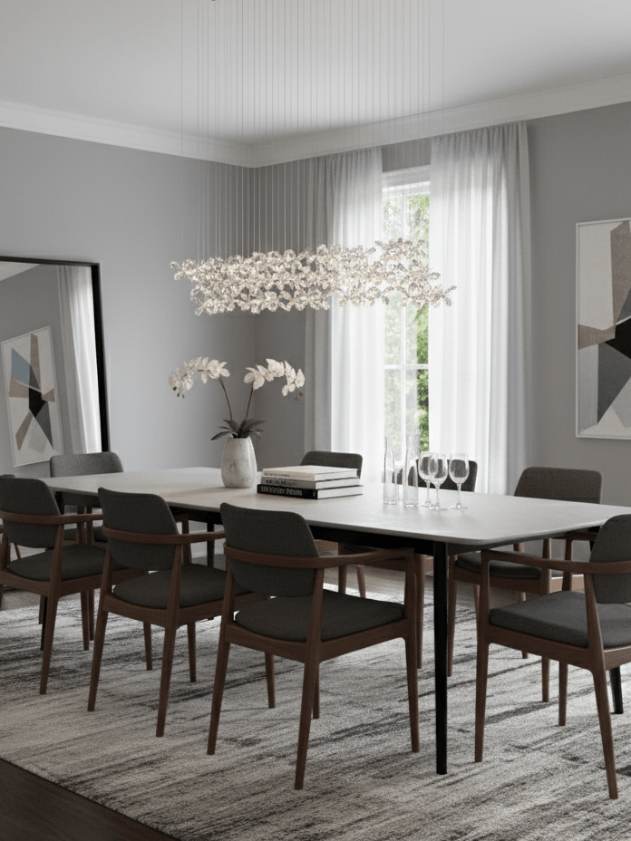 Flytande Fjäril Chandelier