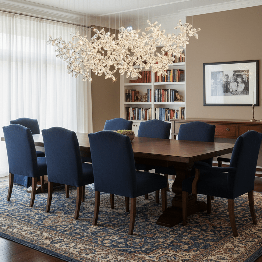 Flytande Fjäril Chandelier