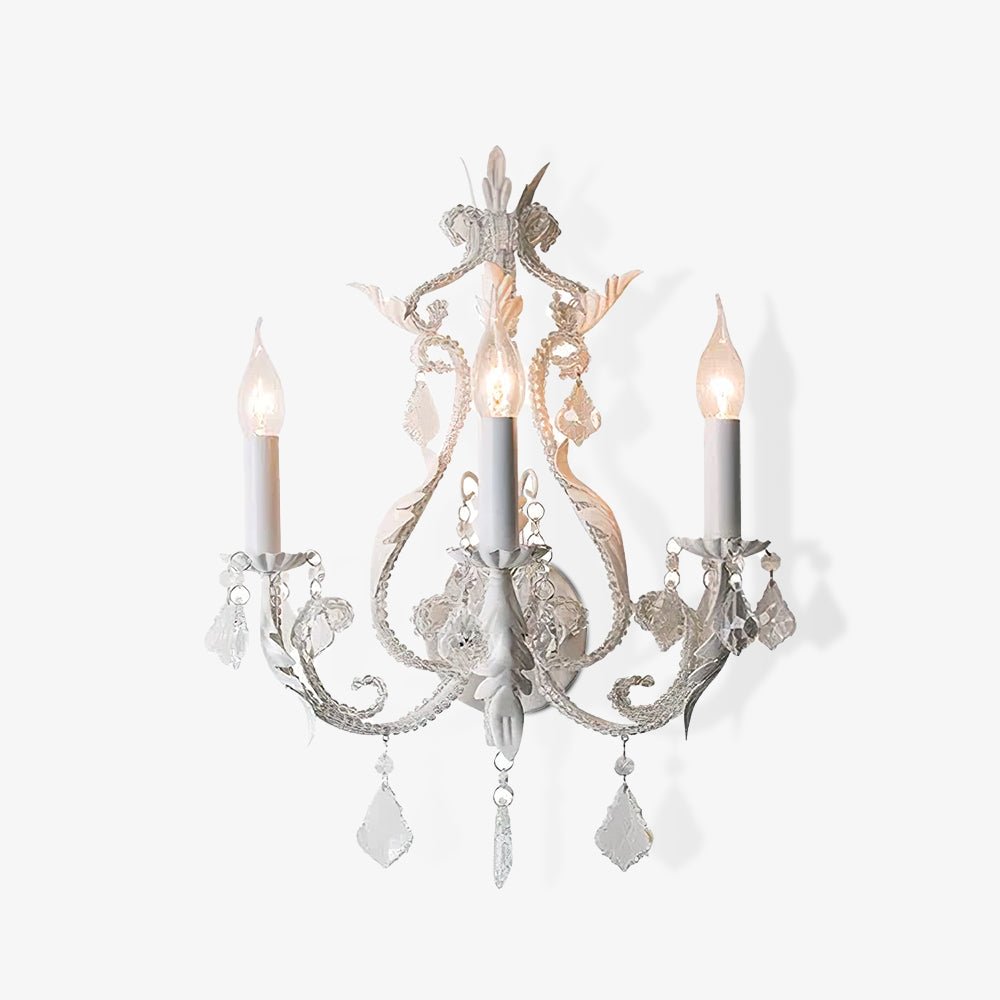 Vägglampa med ljusstake
