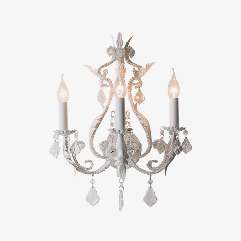 Vägglampa med ljusstake