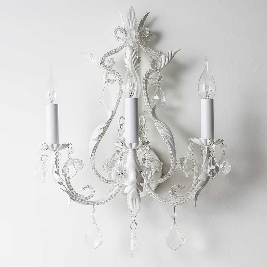 Vägglampa med ljusstake