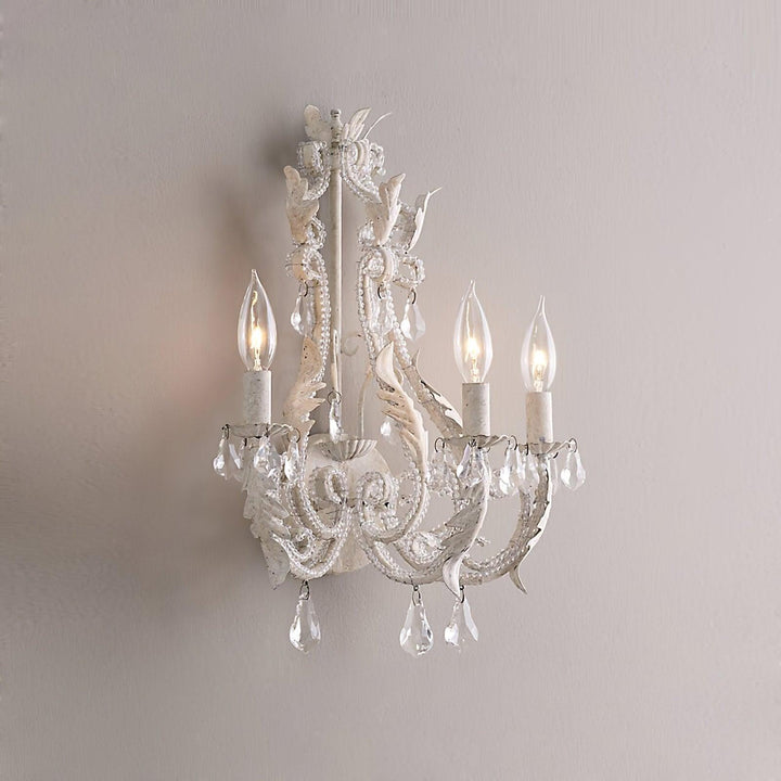Vägglampa med ljusstake