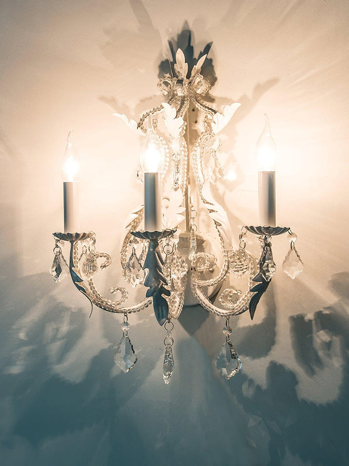 Vägglampa med ljusstake