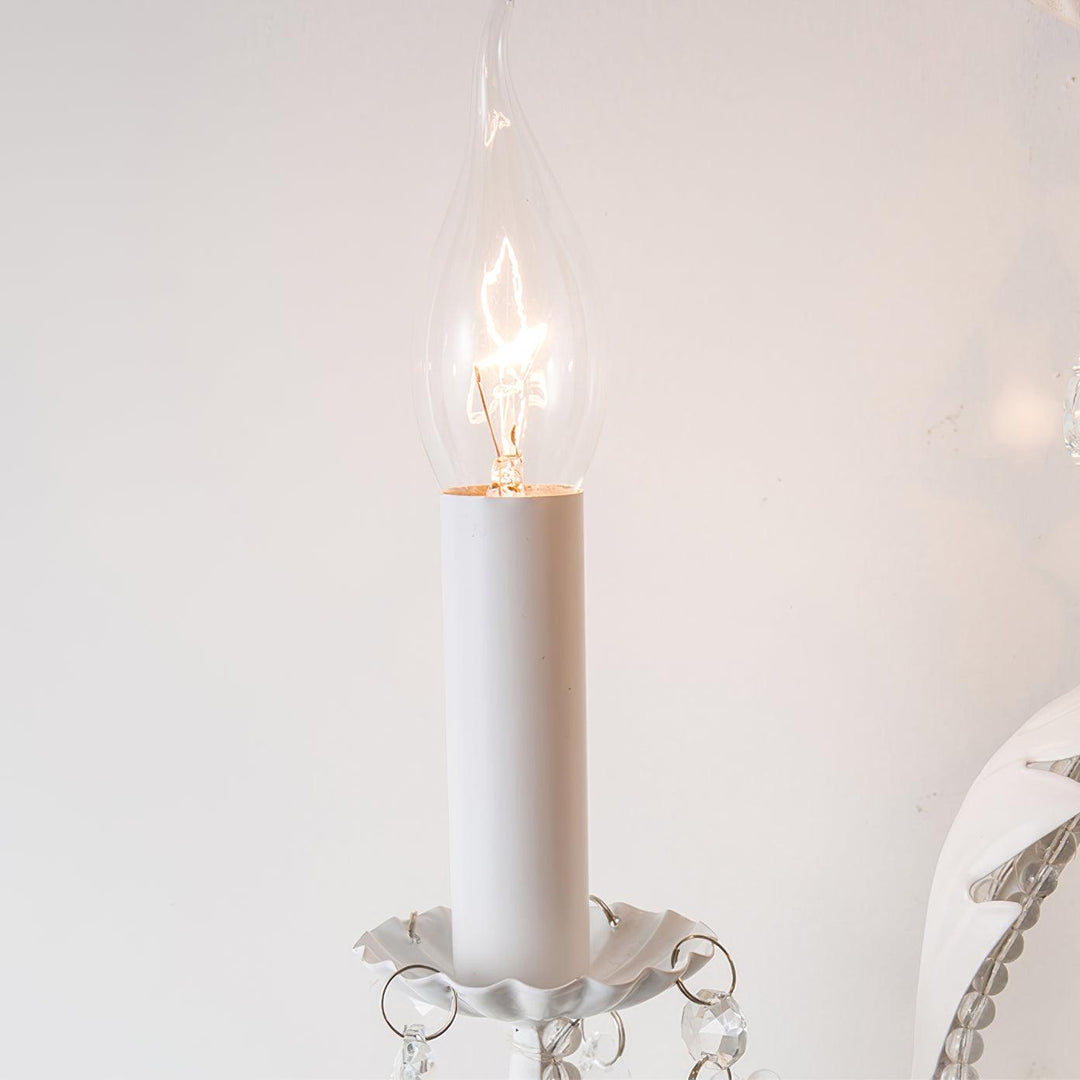 Vägglampa med ljusstake