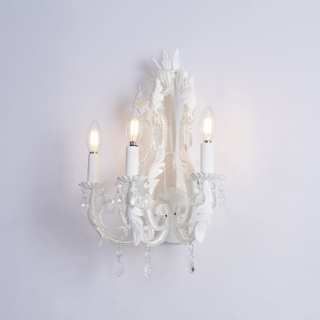 Vägglampa med ljusstake