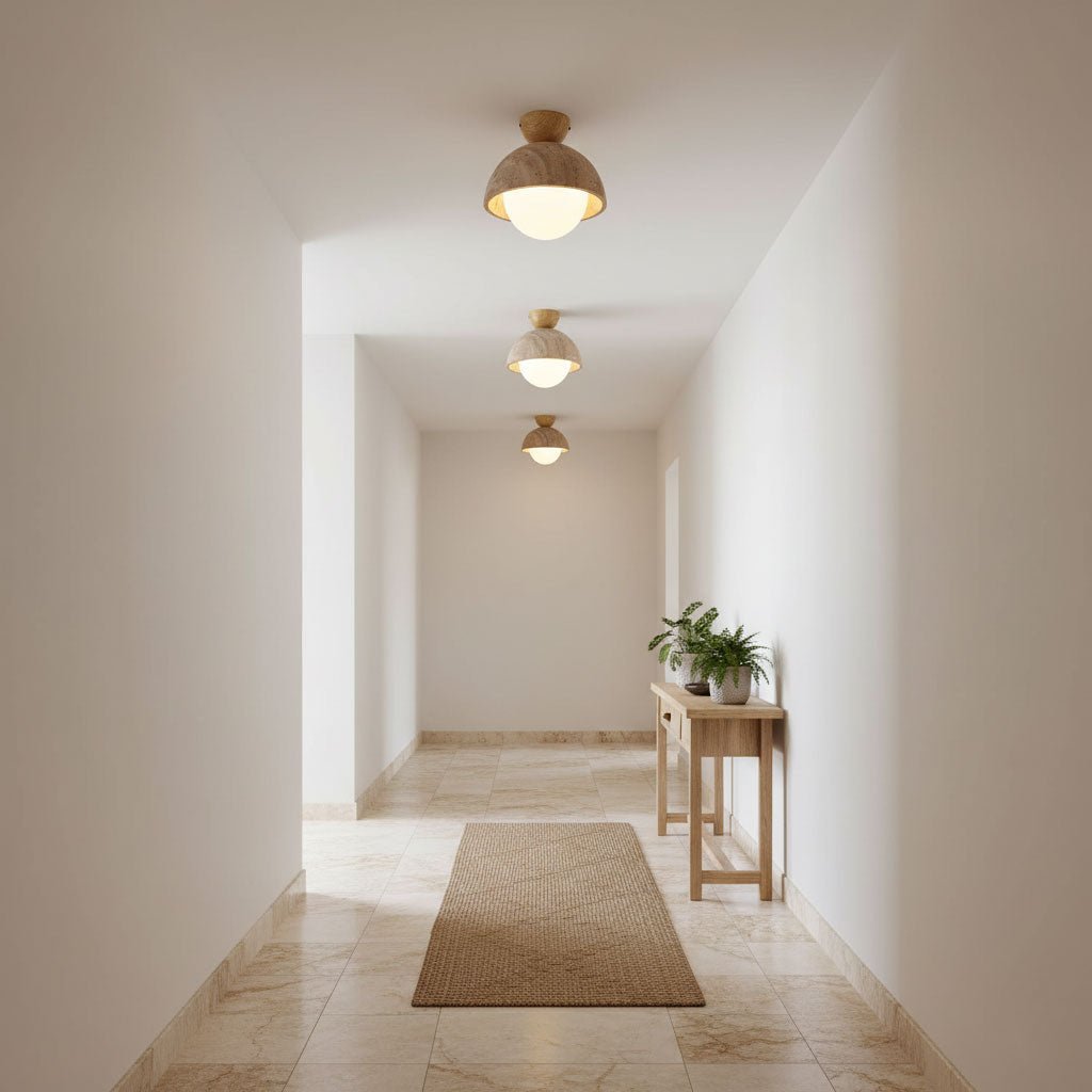 Flore Travertine Bud Taklampa