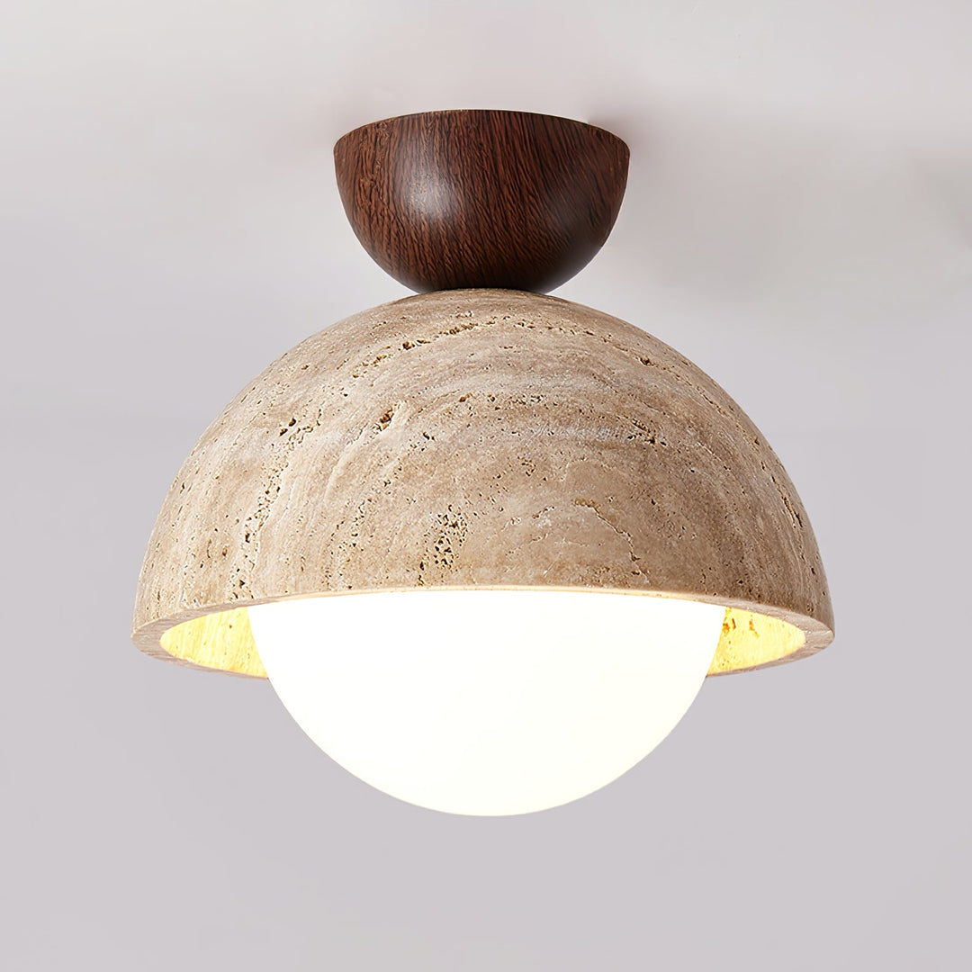 Flore Travertine Bud Taklampa