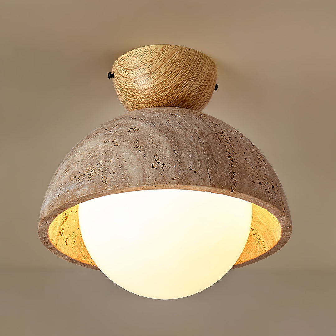 Flore Travertine Bud Taklampa