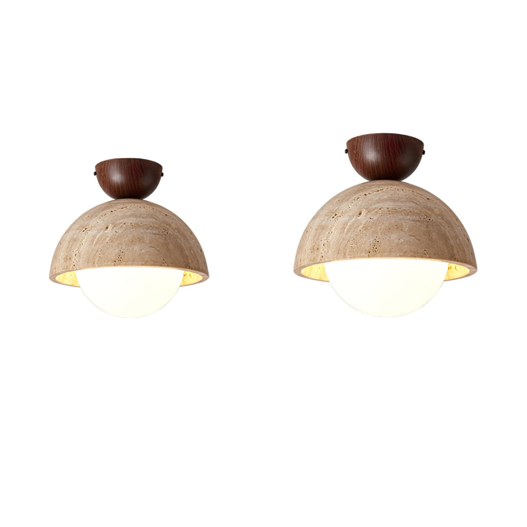 Flore Travertine Bud Taklampa
